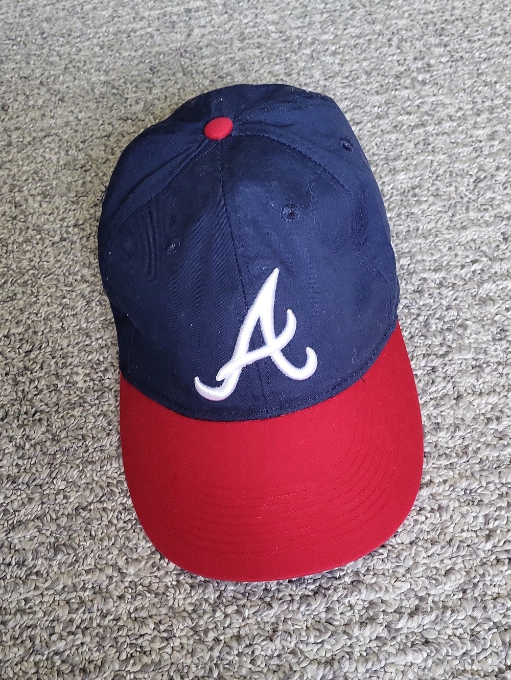 Atlanta Braves - Navy and Red Baseball Cap